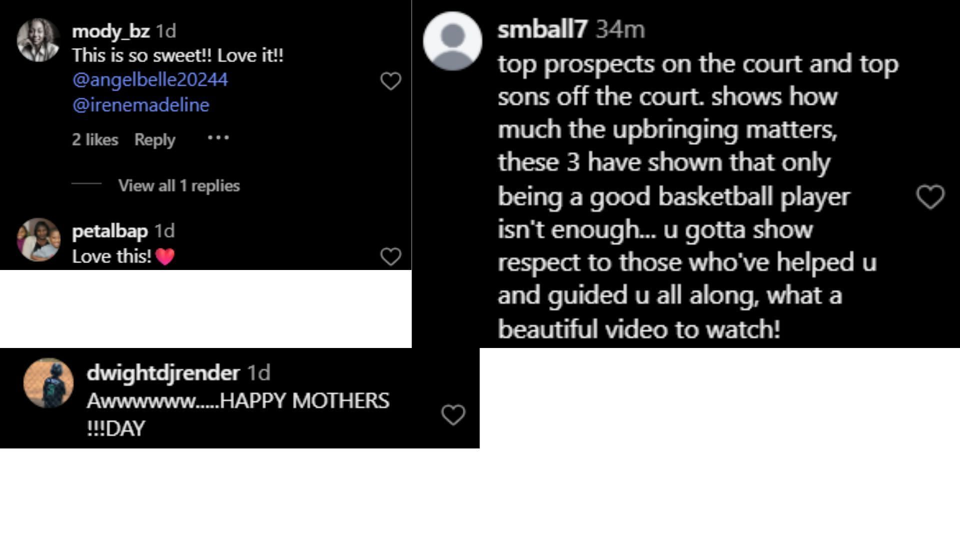 Hoops fans praise Christian Collins, Tajh Ariza & Jason Crowe Jr. for heartfelt Mother’s Day letters